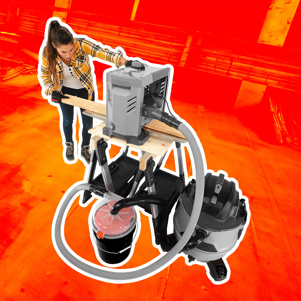 Separator Only (elbows & hose sold separately). Up to 99.9% efficient, low-profile cyclonic dust separator connects to existing 2-1/2" hoses & fittings. New seal & latches snap tightly to bucket. image 9