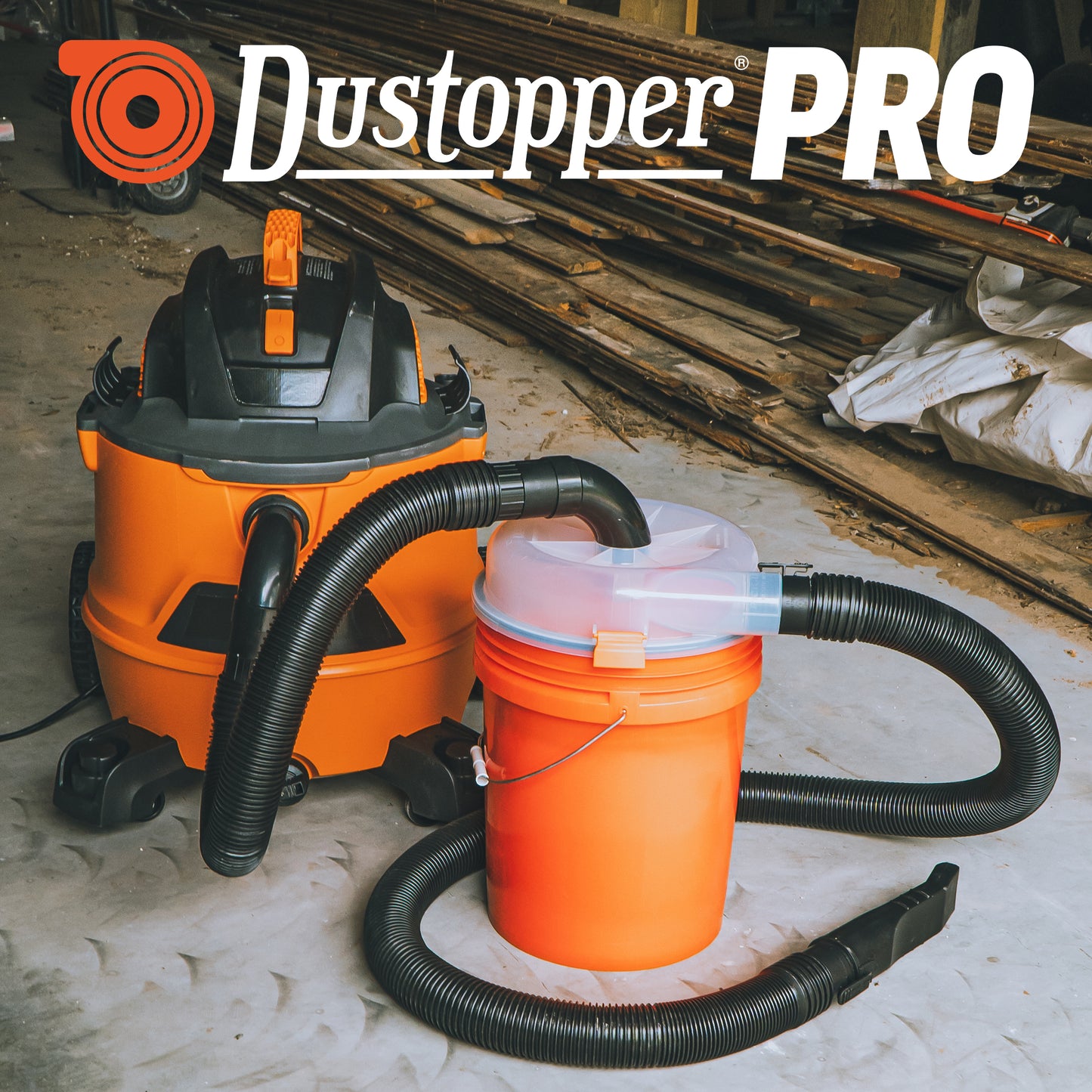 Dustopper PRO High Efficiency Cyclonic Dust Separator, 12 in. Dia with 2.5 in. Hose, 36 in. L with 2 High-Flow Sweep Elbows image 11
