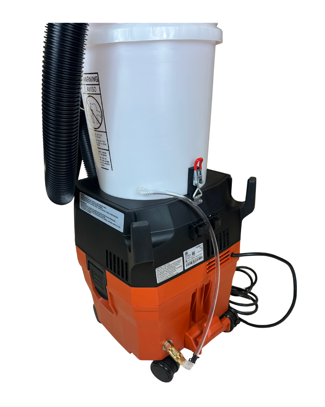 The Dustopper Turbo Bagger System