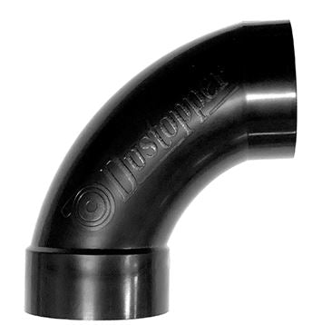 90-Degree 2-1/2" Single Patented Sweep Elbows for Improved Airflow, Less Restriction